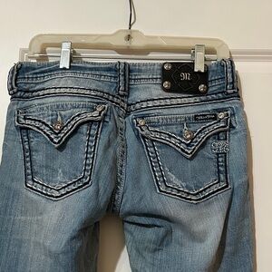 Miss Me Light Blue Embellished Jeans